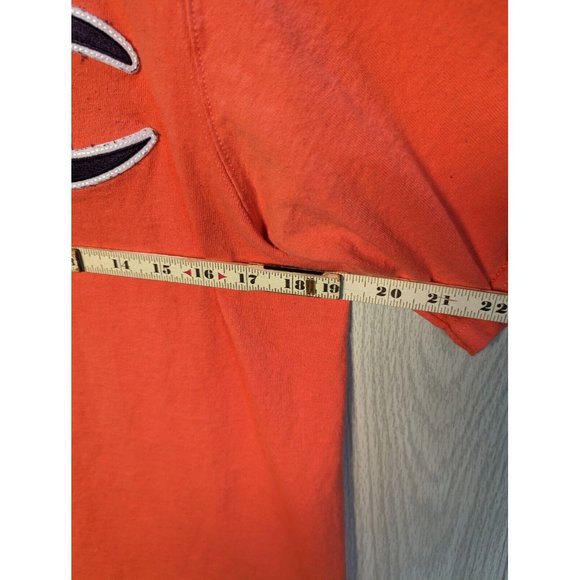 Champion Big C Embroidered Light Orange T-Shirt Men's LARGE - Picture 4 of 7